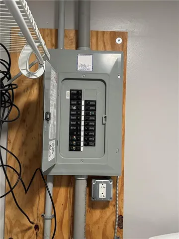 a view of a door of the house