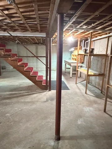 a room with gym equipment