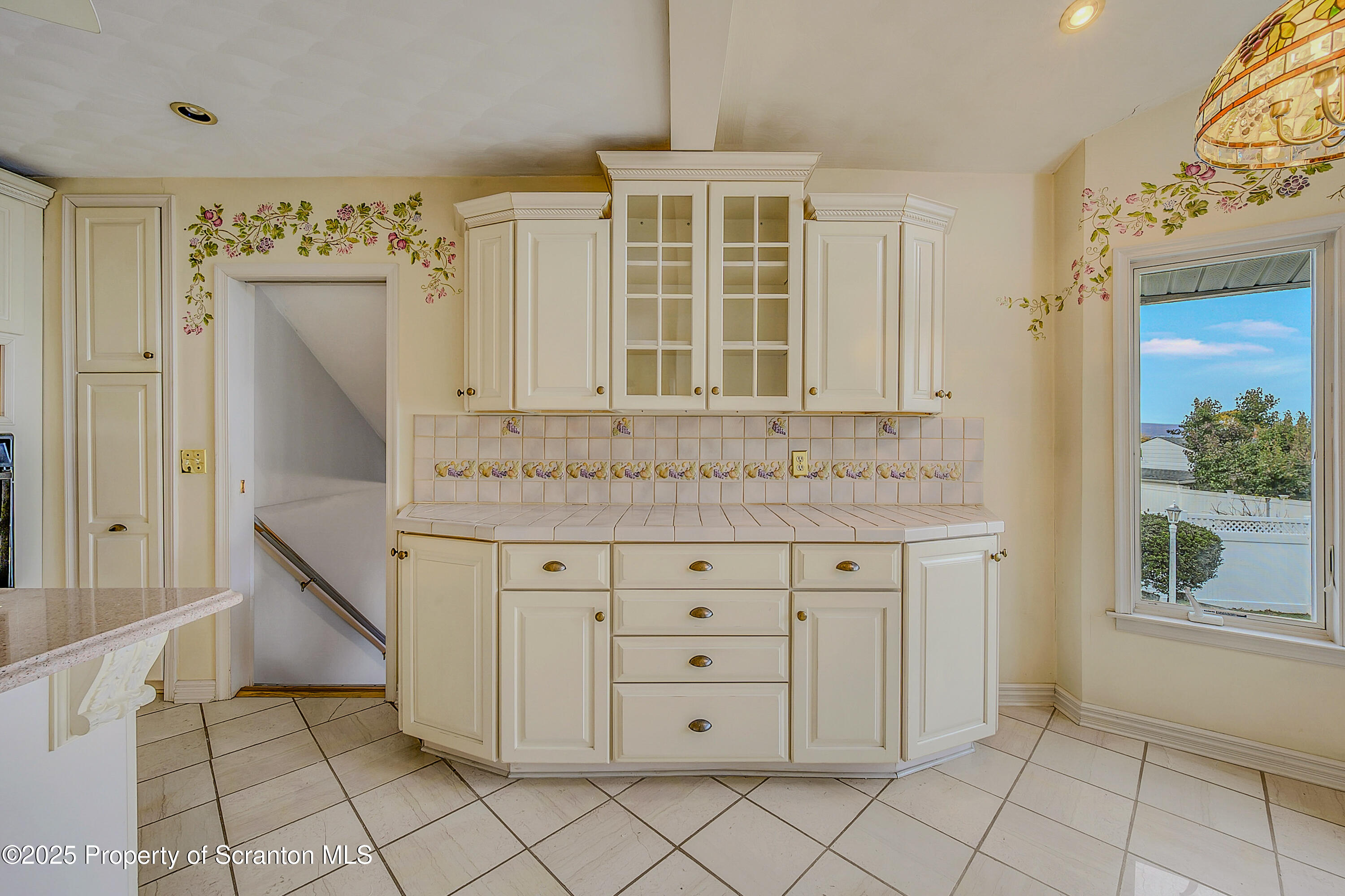 807 Marion Lane Moosic, PA 18507 - Photo 11 of 42 a bathroom with a granite countertop sink and a mirror