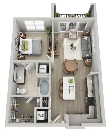 $1,561 | 2600 Milscott Drive, Unit 1116, Decatur, GA 30033