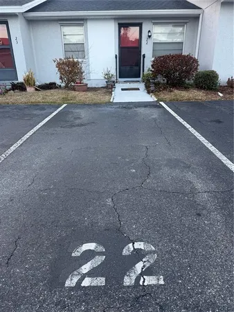 a view of a car garage