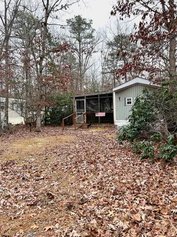 an outdoor space with garden view