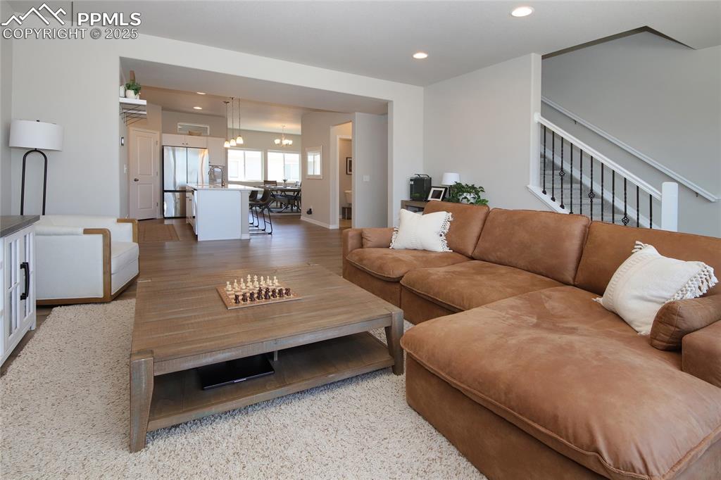 6069 Inman View Colorado Springs, CO 80924 - Photo 15 of 38 Open concept main living space.