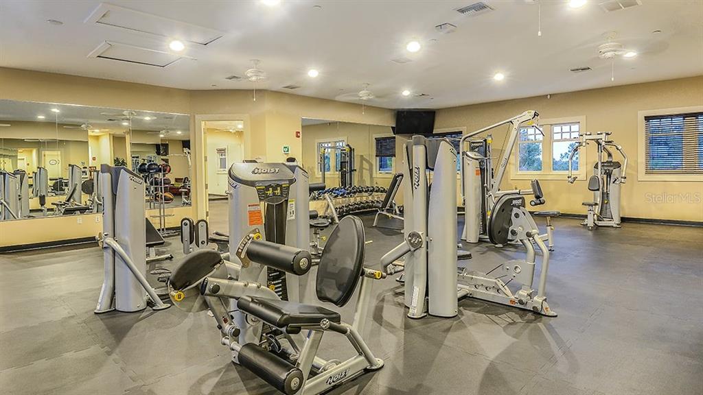 5967 Maidenstone Way Palmetto, FL 34221 - Photo 28 of 28 a view of a room with gym equipment