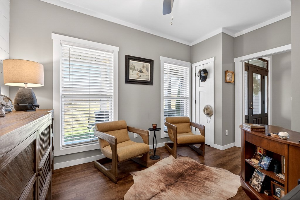 6081 Buck Mountain Road Cookeville, TN 38506 - Photo 35 of 71 a living room with furniture and a fireplace