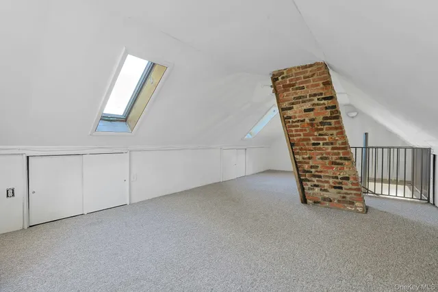 a view of room with stairs