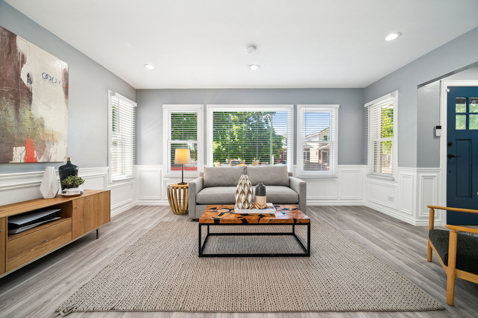4630 West Montana Street Chicago, IL 60639 - Photo 5 of 38 a living room with furniture and a large window