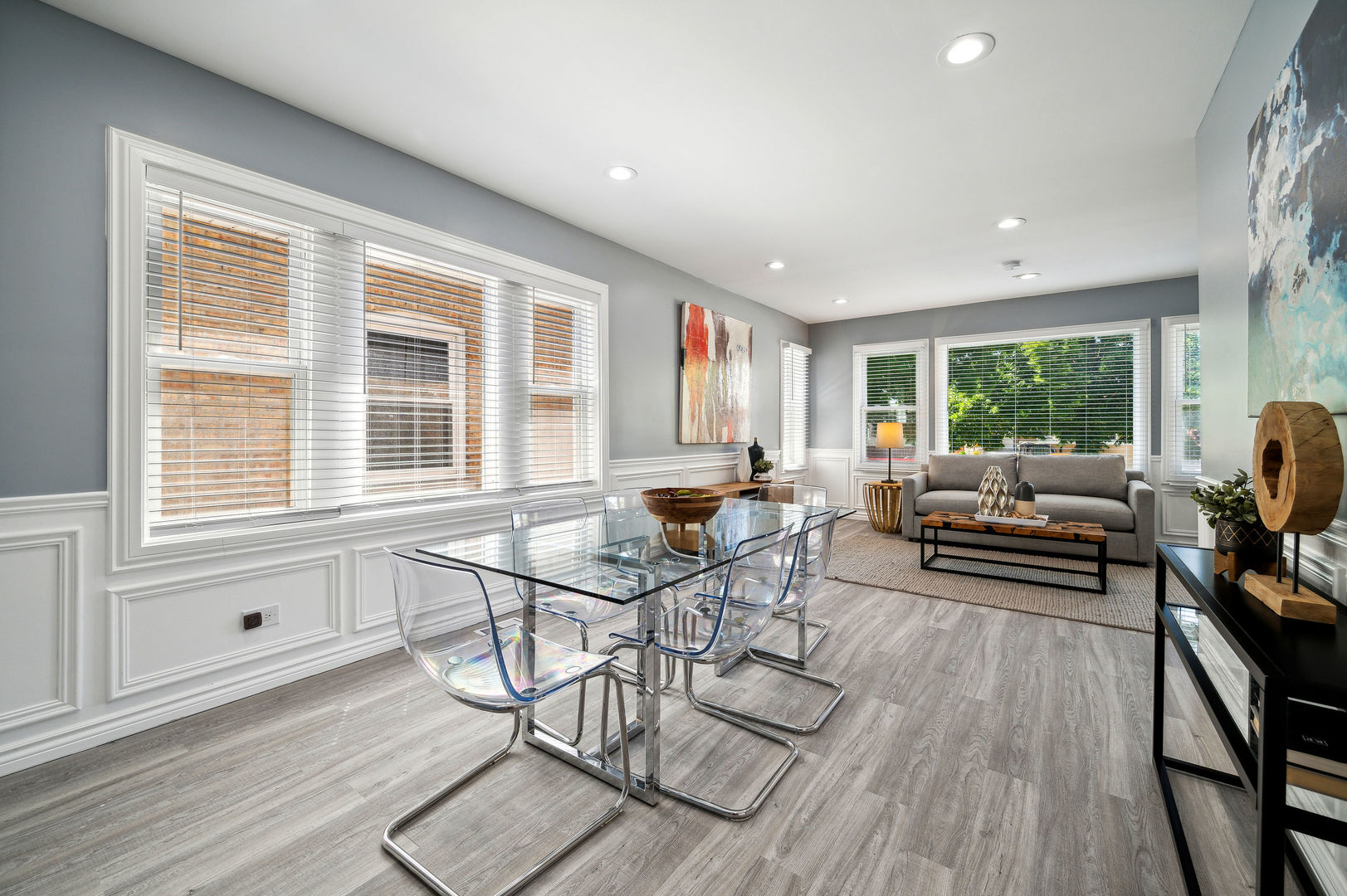 4630 West Montana Street Chicago, IL 60639 - Photo 8 of 38 a living room with furniture and a large window
