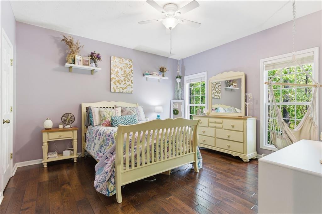 414 Parker Branch Road Barnesville, GA 30204 - Photo 35 of 83 a bedroom with a bed and a table