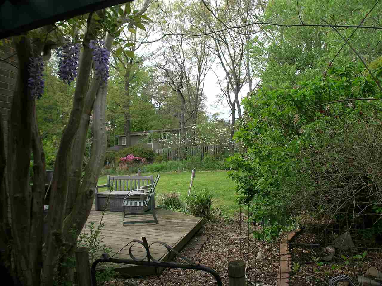 1244 Holmes Avenue Charlottesville, VA 22901 - Photo 15 of 19 a view of a chair and tables in the backyard