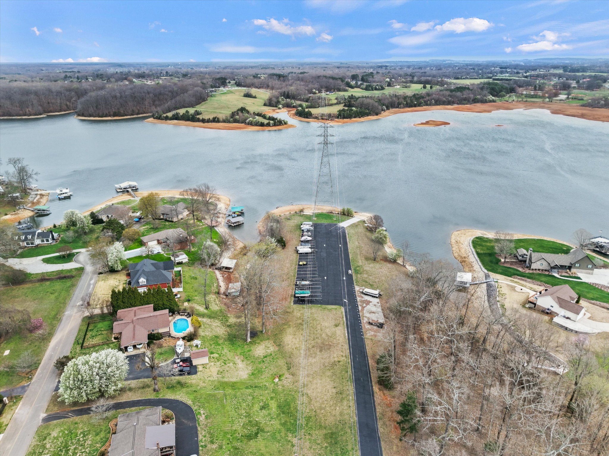 96 Maple Drive Winchester, TN 37398 - Photo 35 of 40 swimming pool view with a lake view