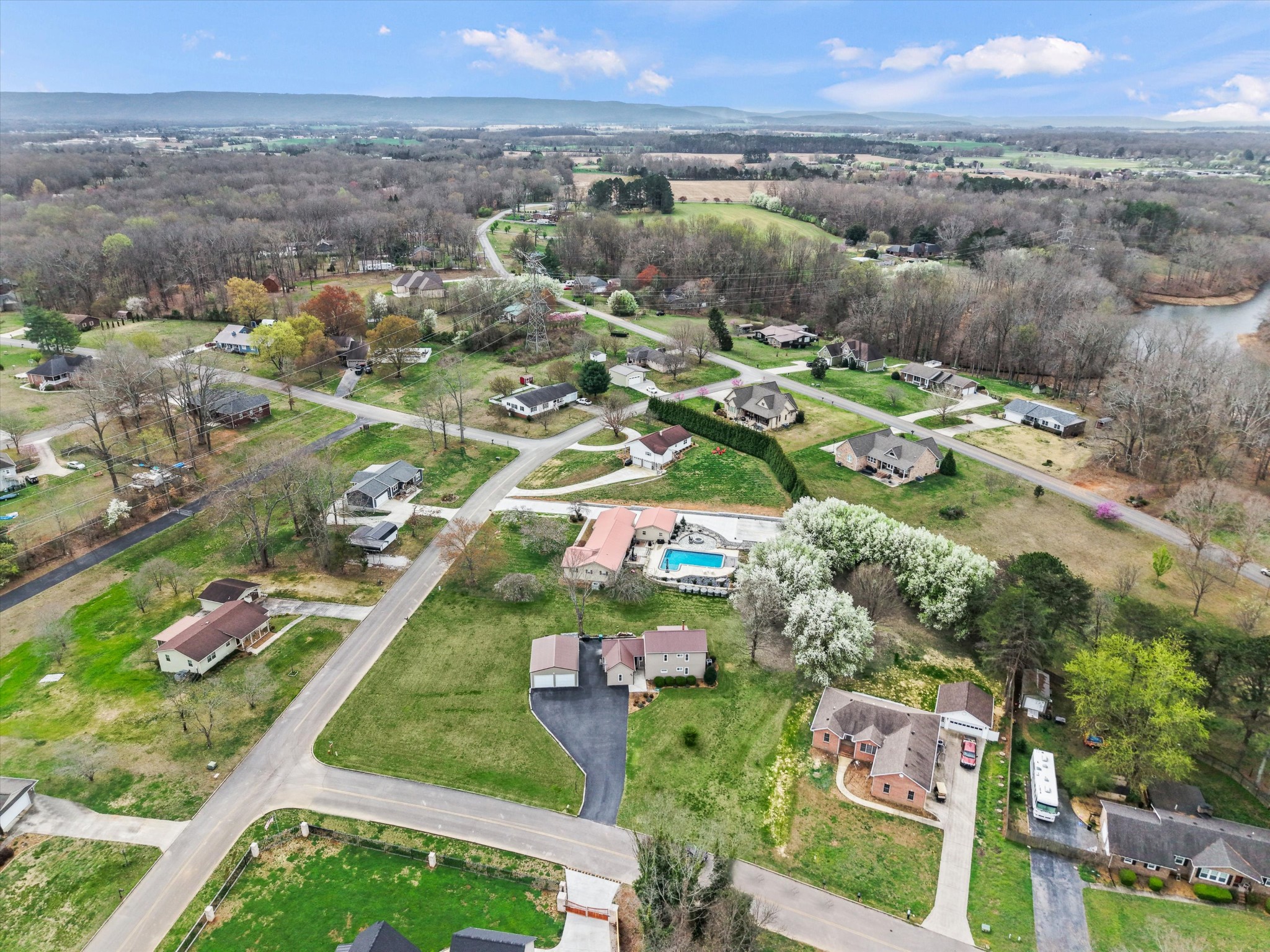96 Maple Drive Winchester, TN 37398 - Photo 36 of 40 an aerial view of residential houses with outdoor space