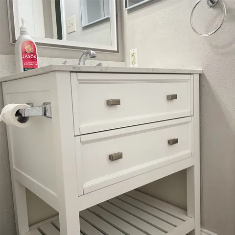 a close view of washer and dryer