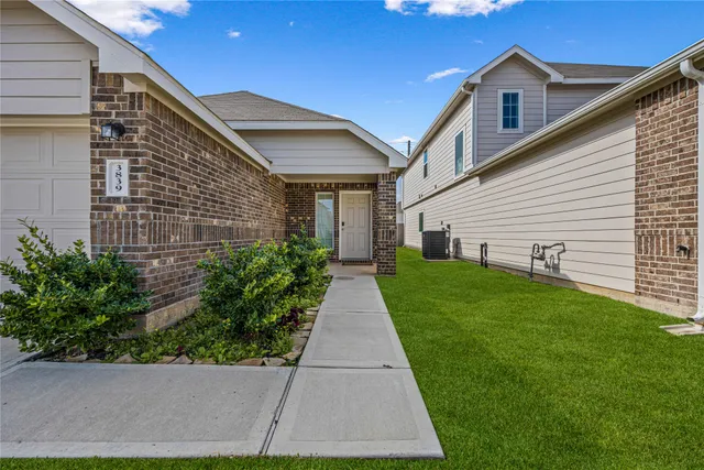 a view of a back yard of the house