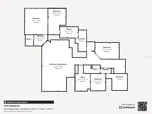 an aerial view of a house with a lake view