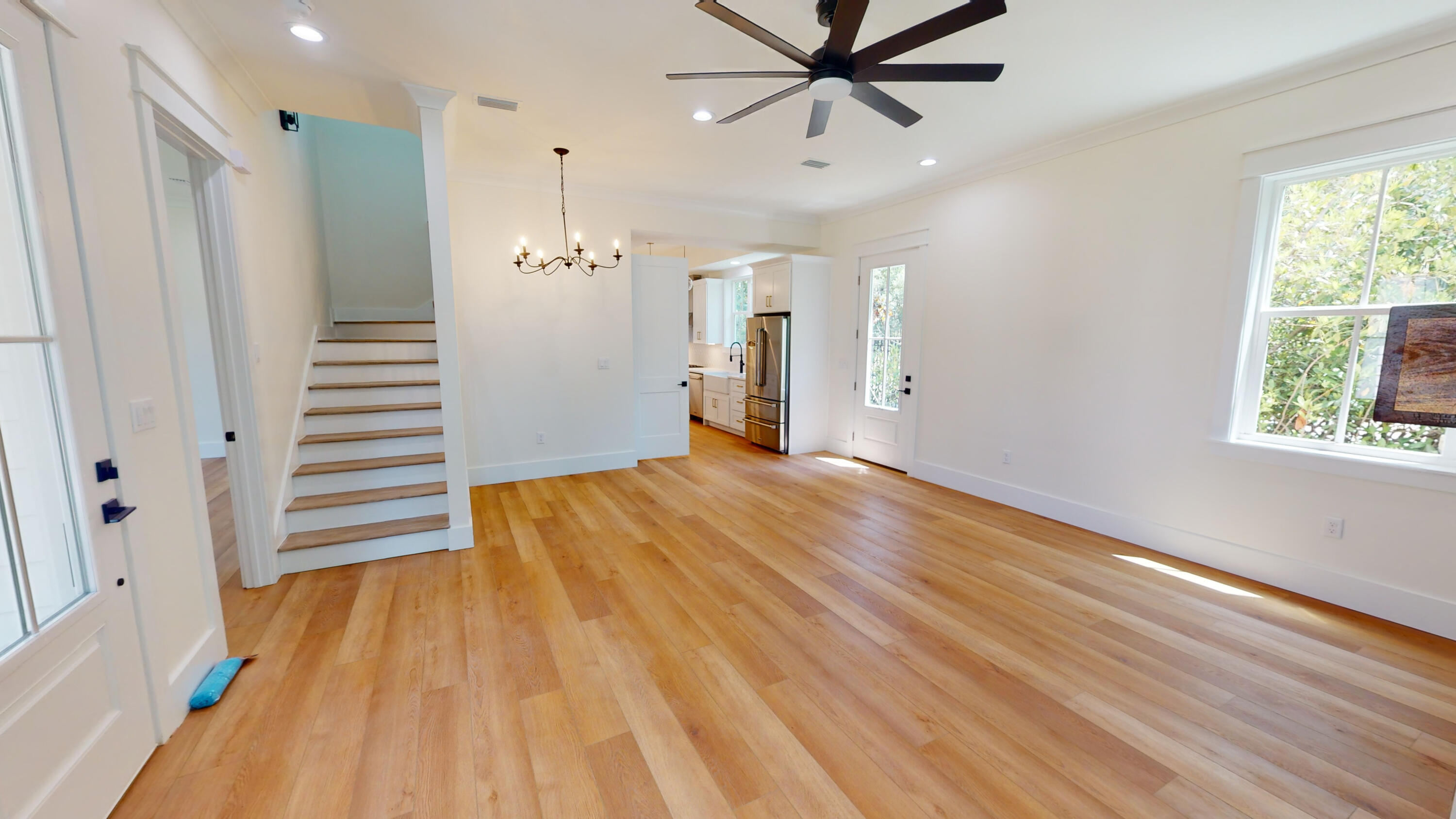 30 Beacon Point Drive Santa Rosa Beach, FL 32459 - Photo 17 of 53 wooden floor in an empty room with a window