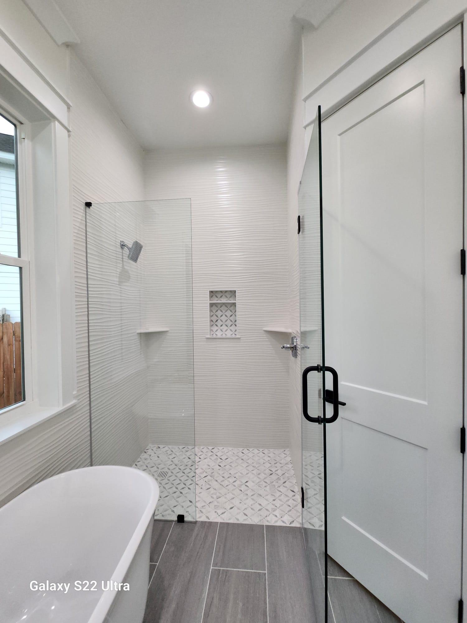 30 Beacon Point Drive Santa Rosa Beach, FL 32459 - Photo 40 of 53 a bathroom with a tub a window and a shower