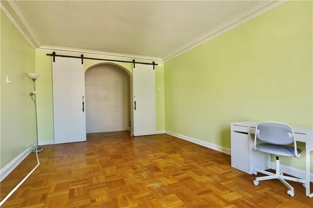 a very nice looking room with a large window