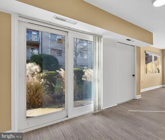 wooden floor in an empty room