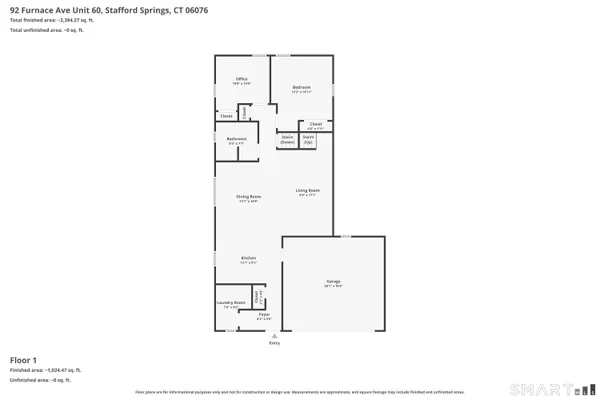 $359,900 | 92 Furnace Avenue, Unit 60, Stafford, CT 06076