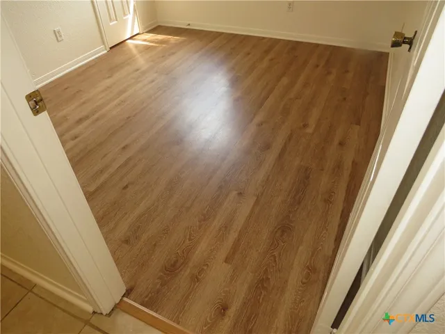 a view of wooden floor