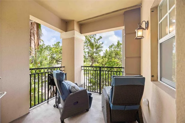 a hallway with a dresser and a cabinet