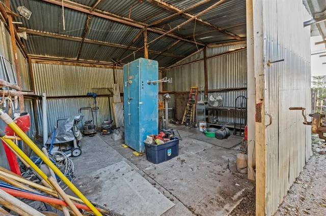 a view of storage and utility room