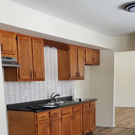 a kitchen with stainless steel appliances granite countertop a stove a sink and dishwasher