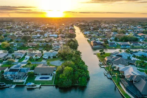 a view of a city with lake view