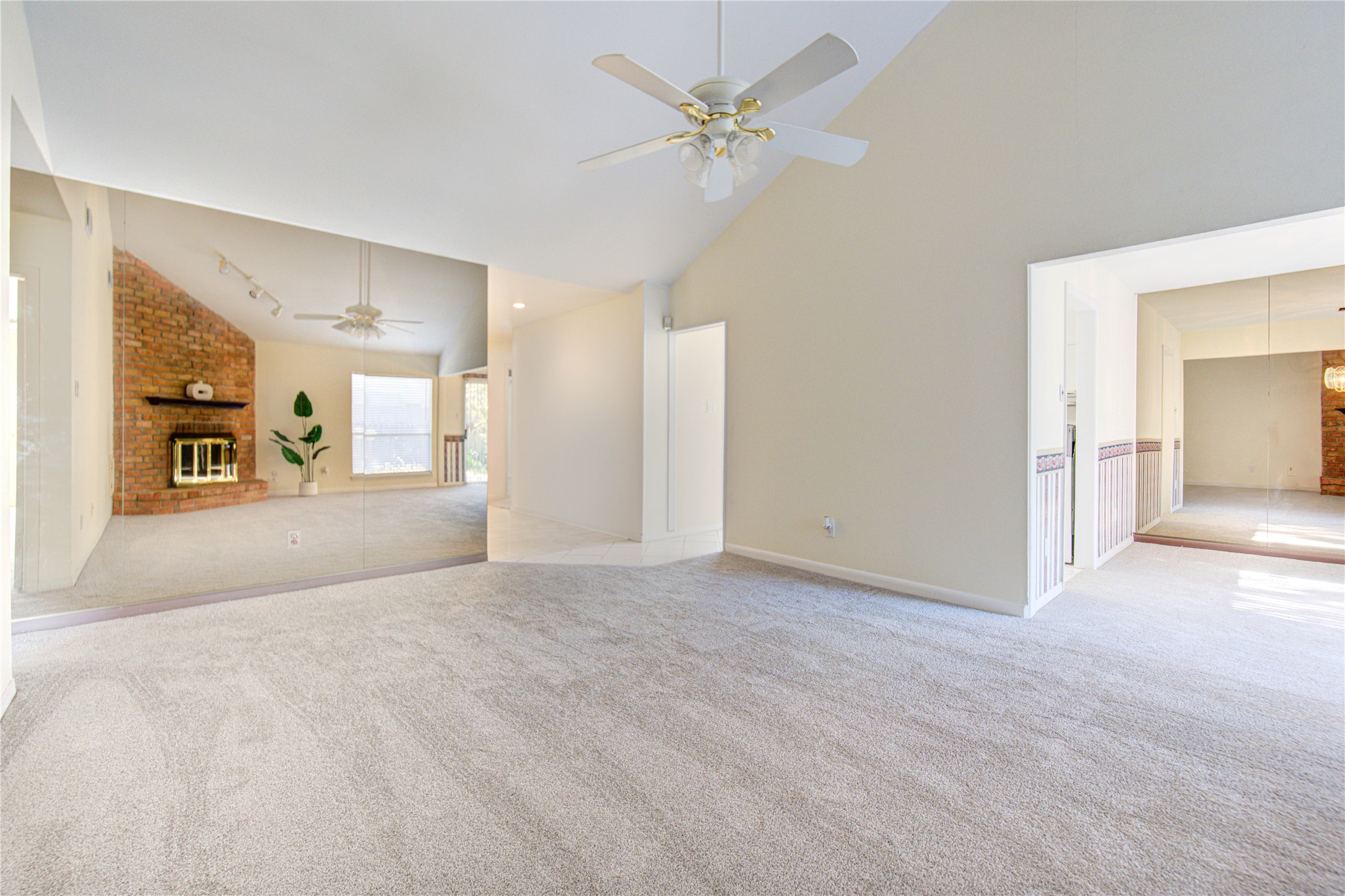 1927 Ash Meadow Drive Houston, TX 77090 - Photo 36 of 50 a view of an empty room with a fireplace