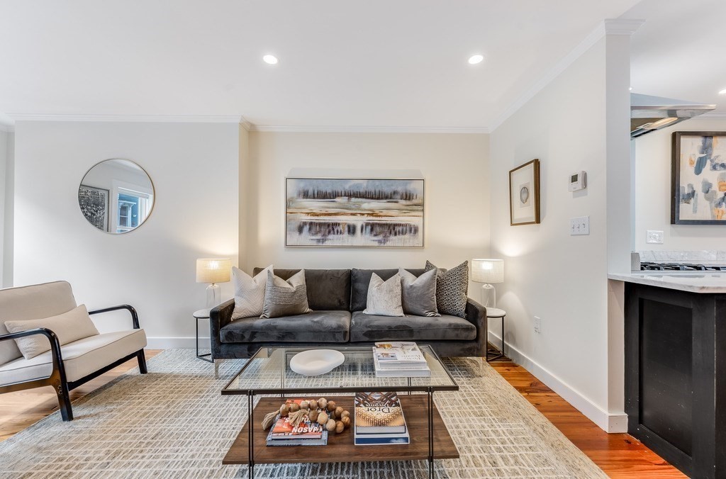 73 Gore Street Cambridge, MA 02141 - Photo 7 of 41 a living room with furniture and a rug
