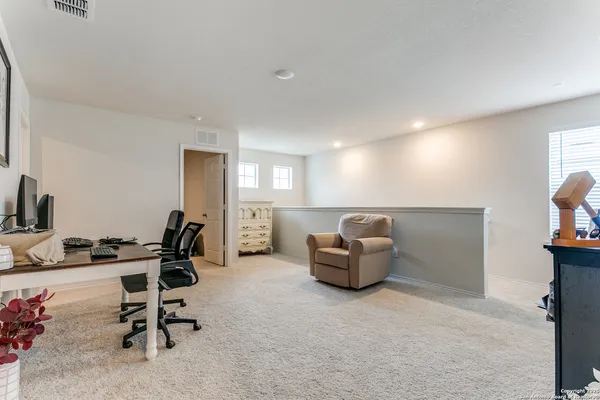 a view of workspace with furniture