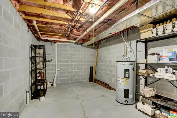 a view of storage and utility room