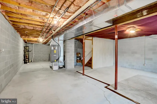 a view of under construction room and staircase