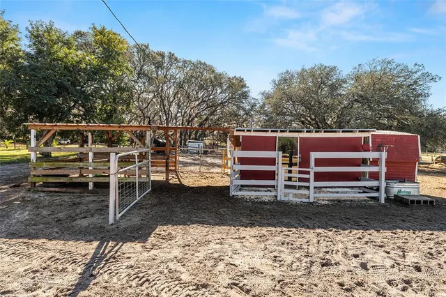 a view of porch with seating area