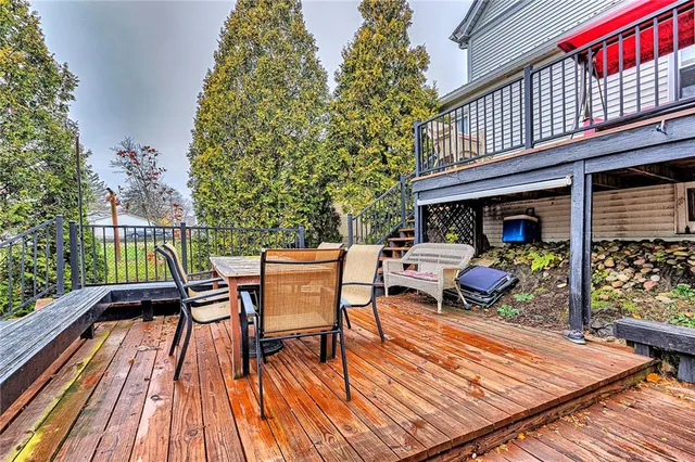 a view of deck with a patio