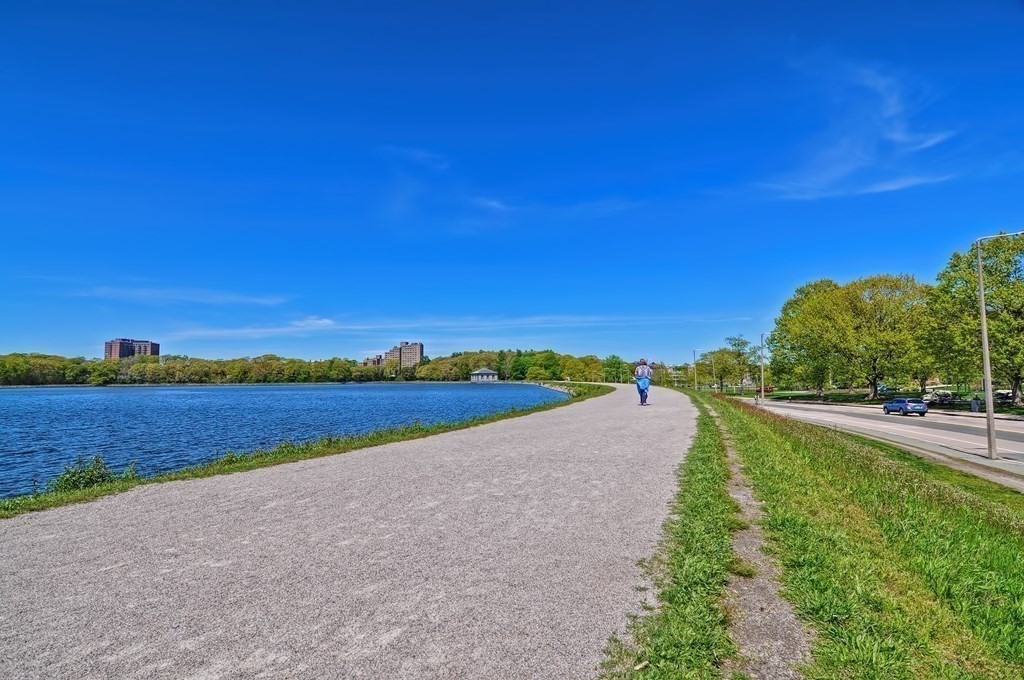 2400 Beacon Street, Unit 401 Boston, MA 02467 - Photo 32 of 35 a view of a lake with a city view