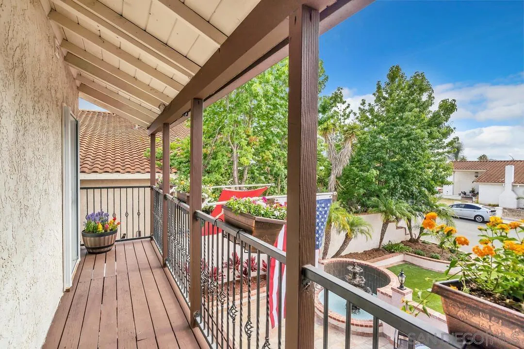 1668 Olmeda Street Encinitas, CA 92024 - Photo 24 of 42 a view of a balcony with wooden floor