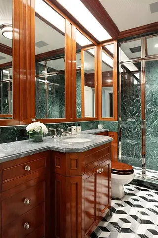 a view of balcony and kitchen with furniture