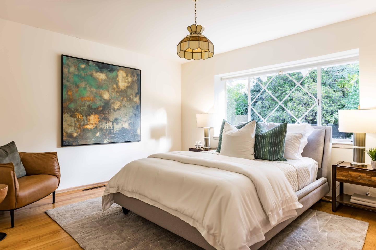 366 Stevick Drive Atherton, CA 94027 - Photo 22 of 29 a bedroom with bed and a window