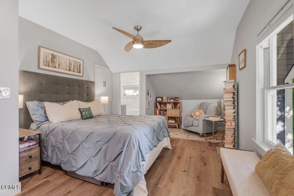 3500 Fairchild Street La Crescenta, CA 91214 - Photo 15 of 54 a bedroom with bed and wooden floor