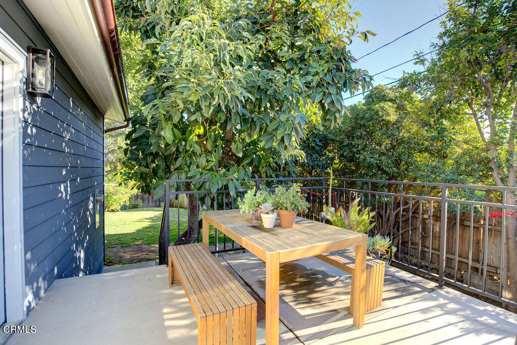3500 Fairchild Street La Crescenta, CA 91214 - Photo 34 of 54 a view of a deck with furniture and trees around