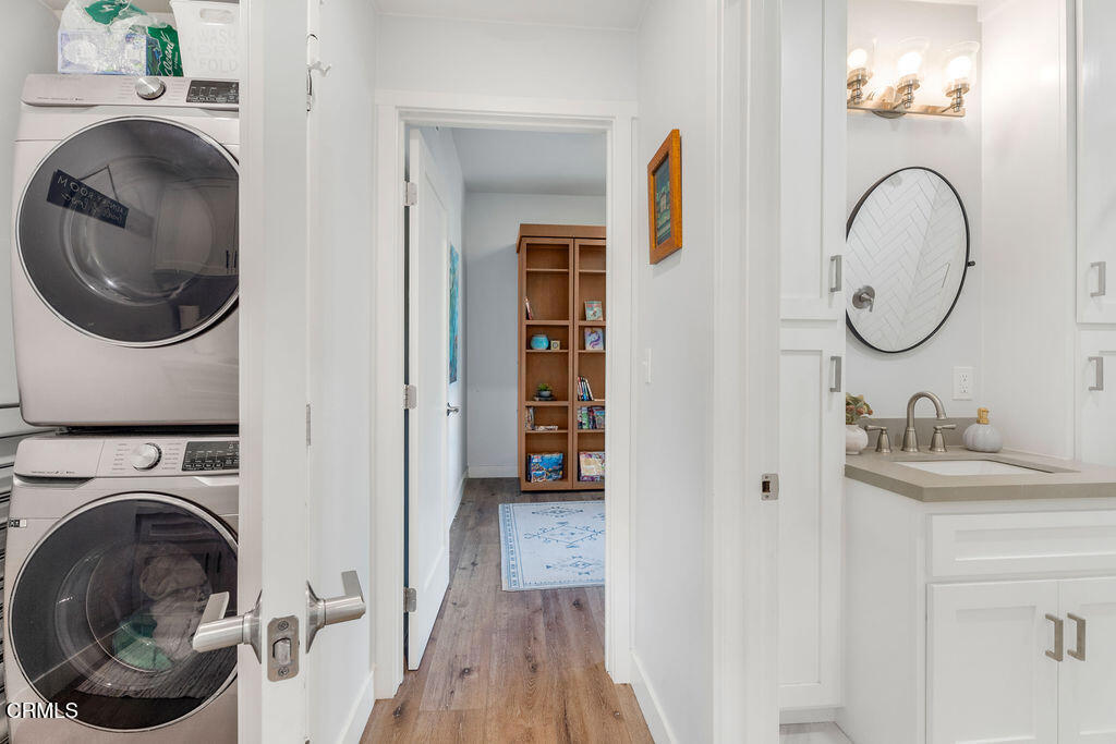 3500 Fairchild Street La Crescenta, CA 91214 - Photo 43 of 54 a utility room with sink dryer and washer
