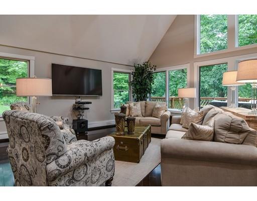 75 Evergreen Road Natick, MA 01760 - Photo 6 of 36 a living room with furniture and a flat screen tv