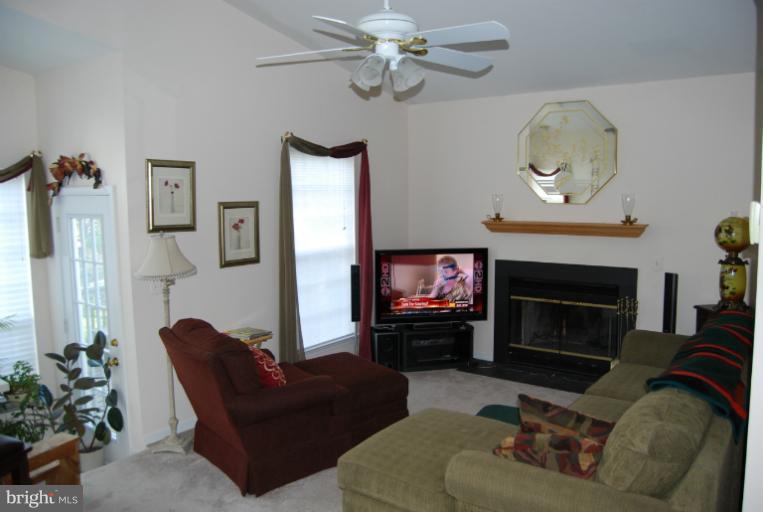 4308 Spring Avenue Halethorpe, MD 21227 - Photo 9 of 21 a living room with furniture a fireplace and a potted plant