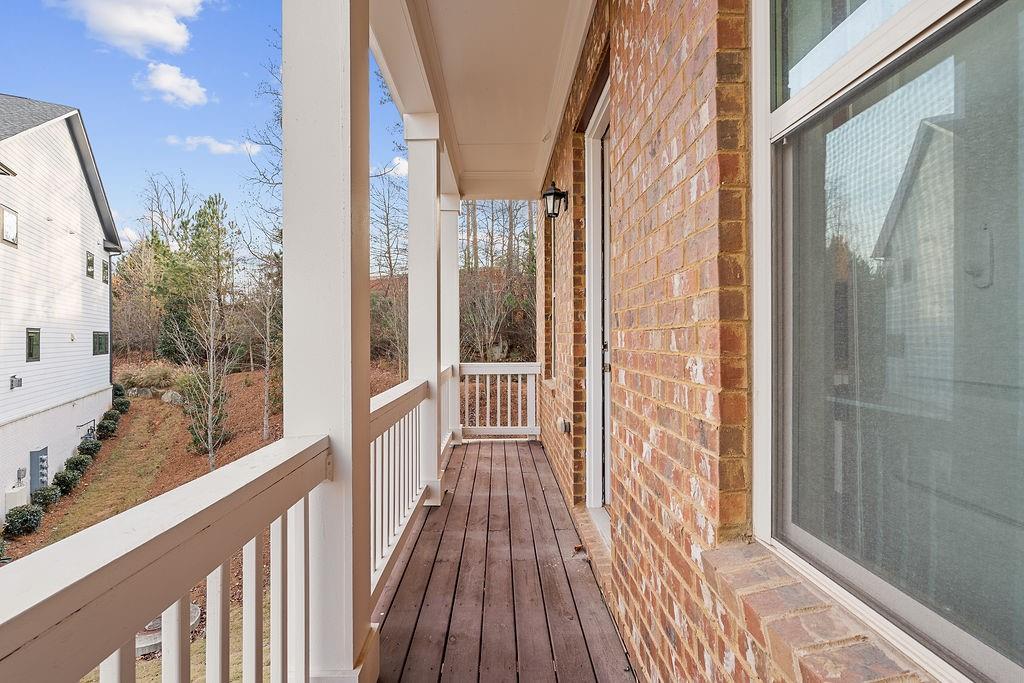 759 Topsail Lane Alpharetta, GA 30005 - Photo 25 of 50 a view of a balcony with wooden floor