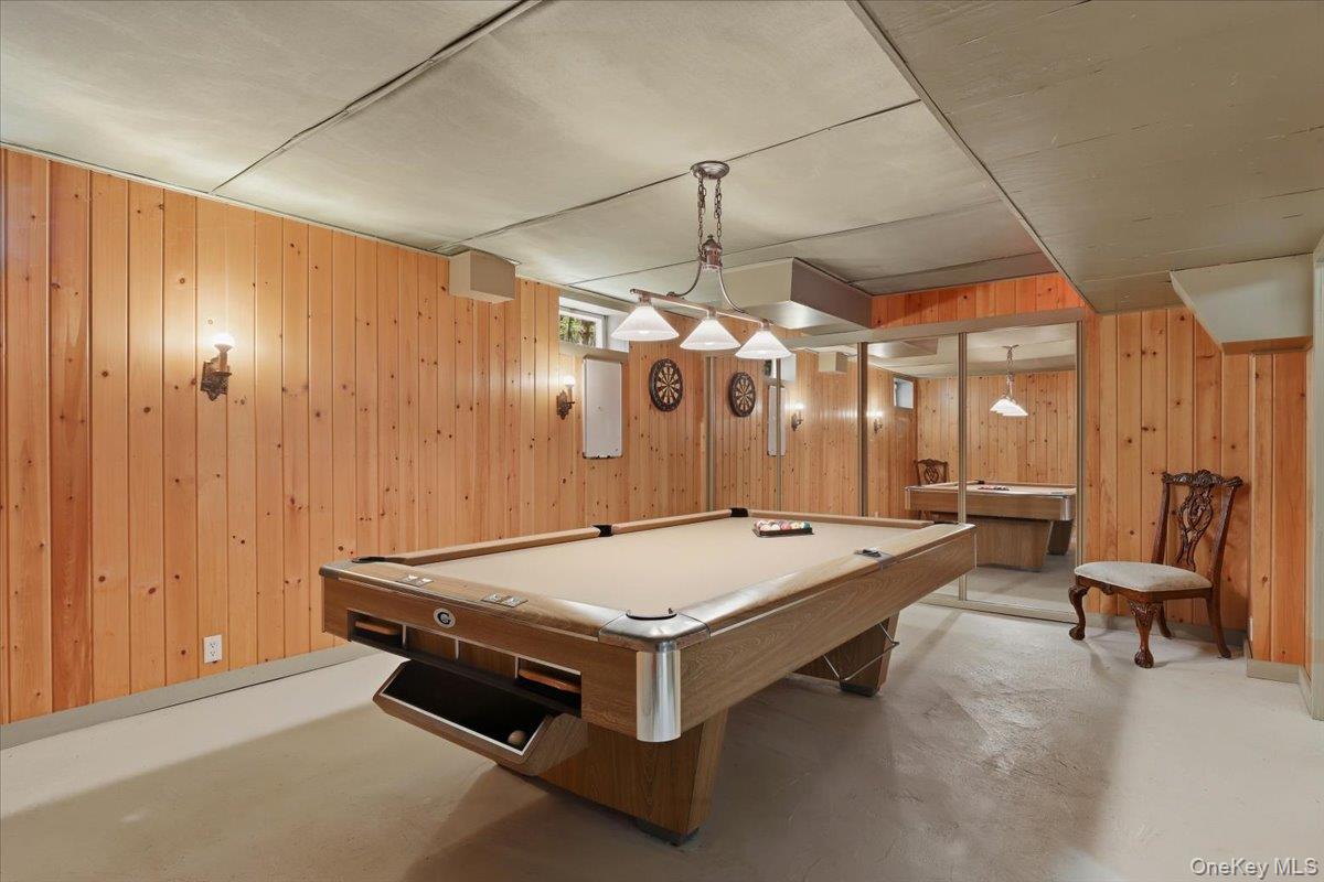 44 Scofield Road Pound Ridge, NY 10576 - Photo 26 of 36 a room with pool table and windows