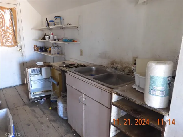 a room with furniture and a window