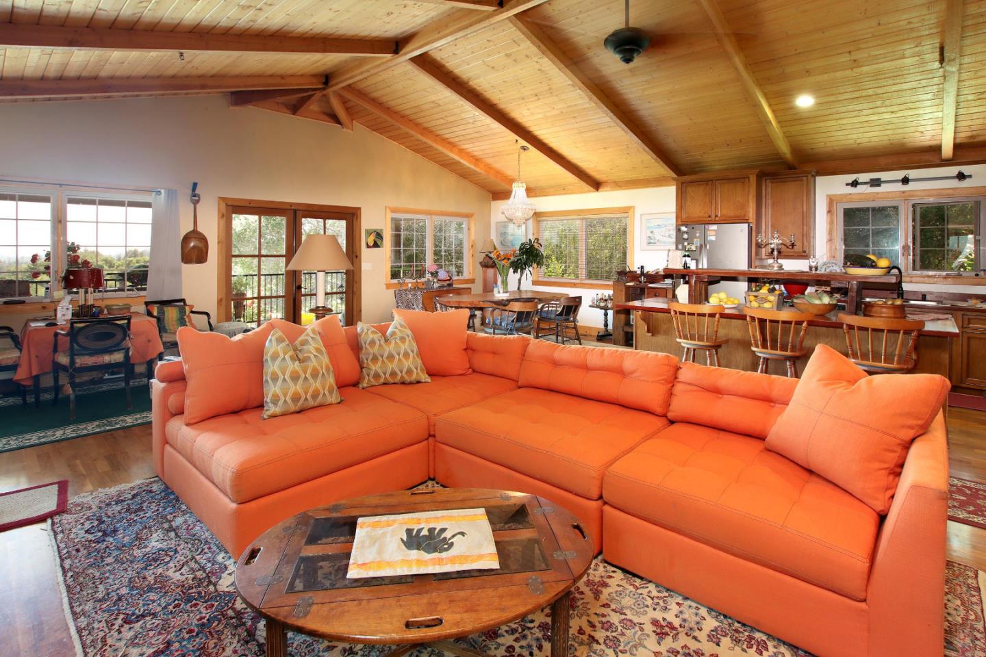 434 Old Smith Road Watsonville, CA 95076 - Photo 12 of 61 a living room with furniture and a large window