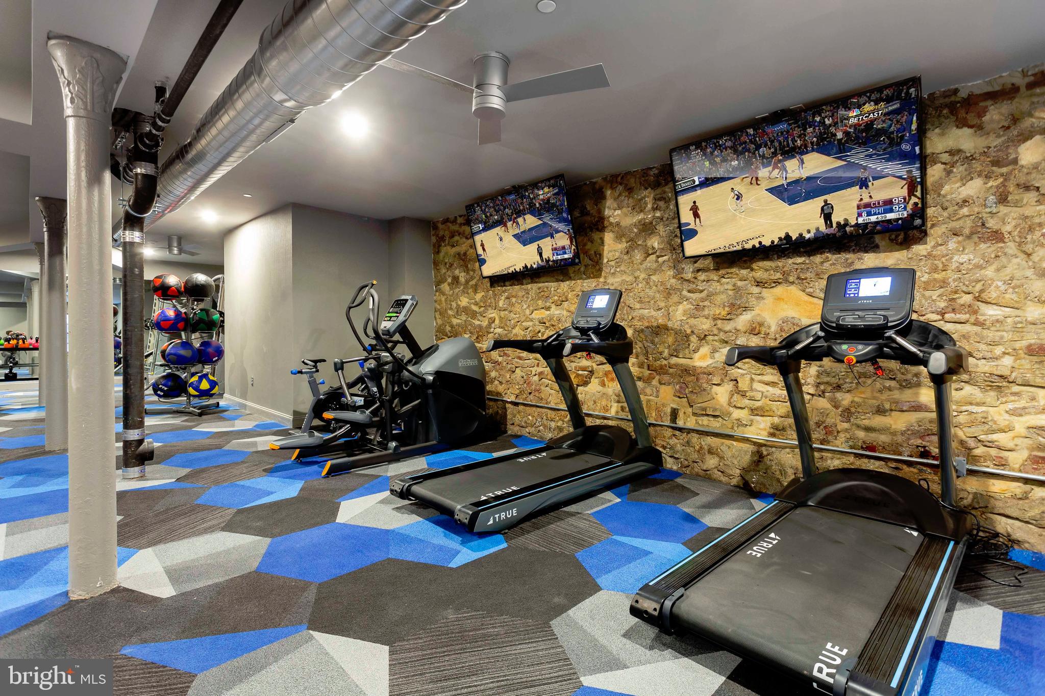 33 Letitia Street, Unit 306 Philadelphia, PA 19106 - Photo 8 of 24 a room with gym equipment